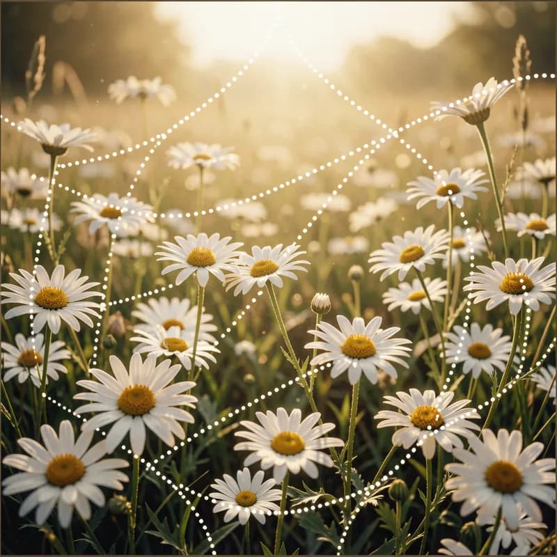 Dotted Linesand Daisies
