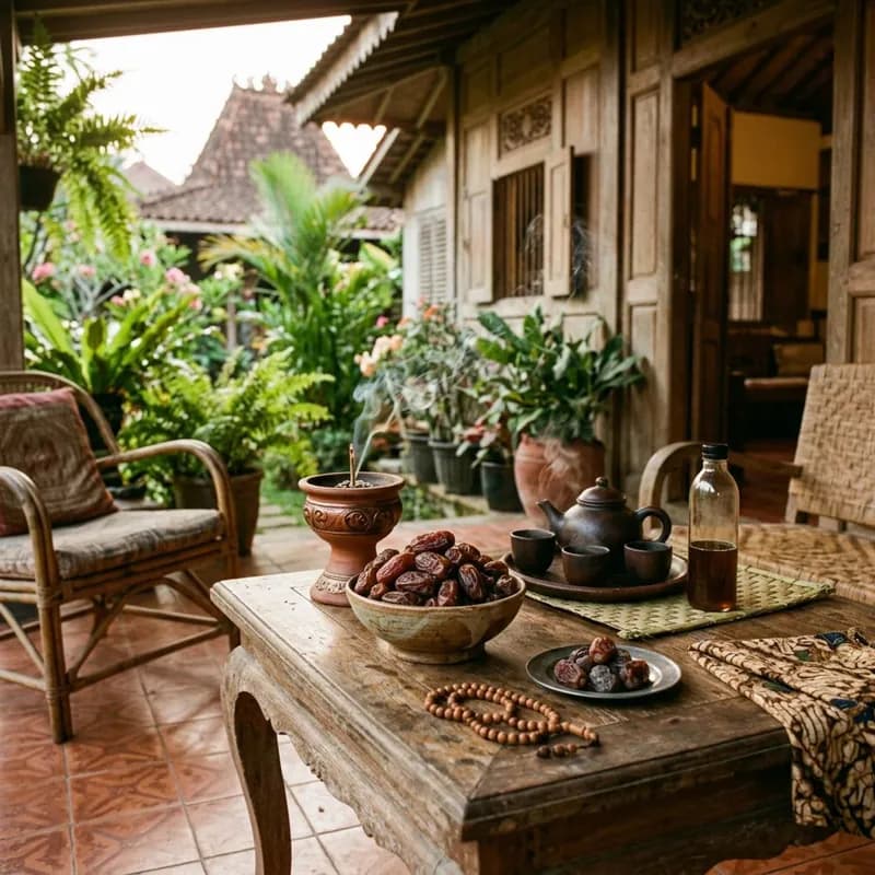 Wangi Kurma di Teras Rumah