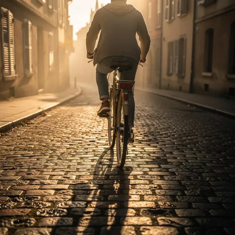 Cobblestone Morning Pedal