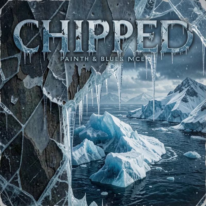 Chipped Paint BlueIce