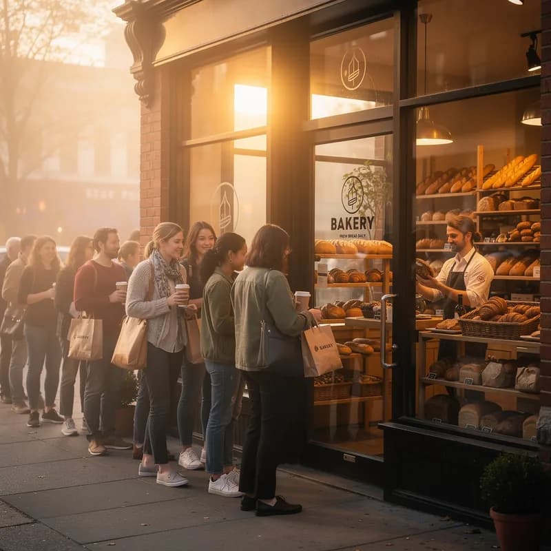 Bakery Sunrise Queue