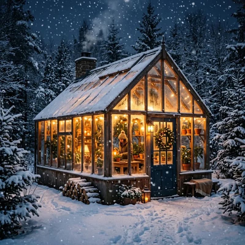 Glasshouse Snowfall