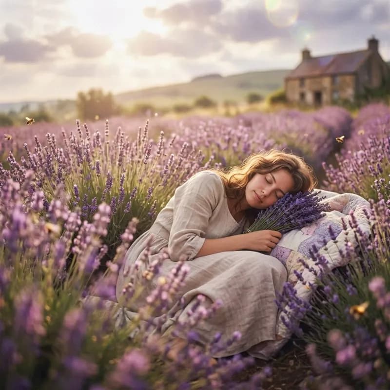 Lavender Sunlit Doze