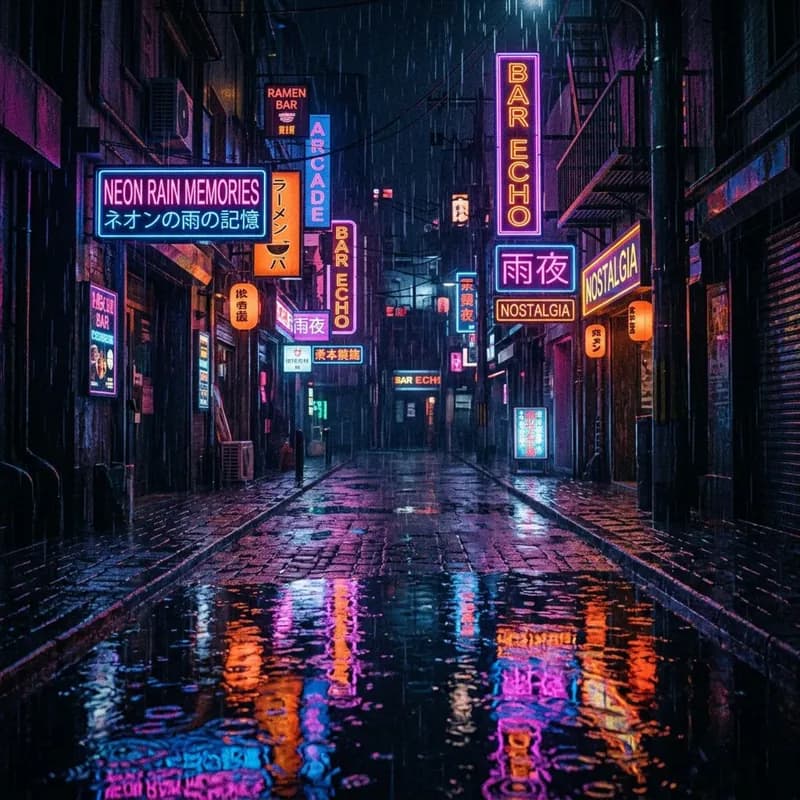 Neon Rain Memories