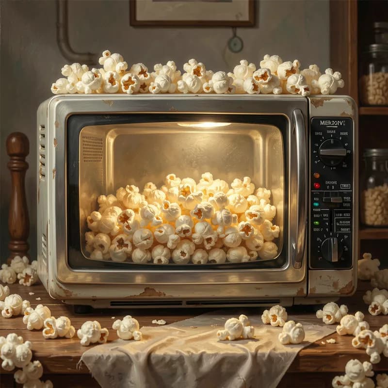 Microwave Popcorn Memory Tape