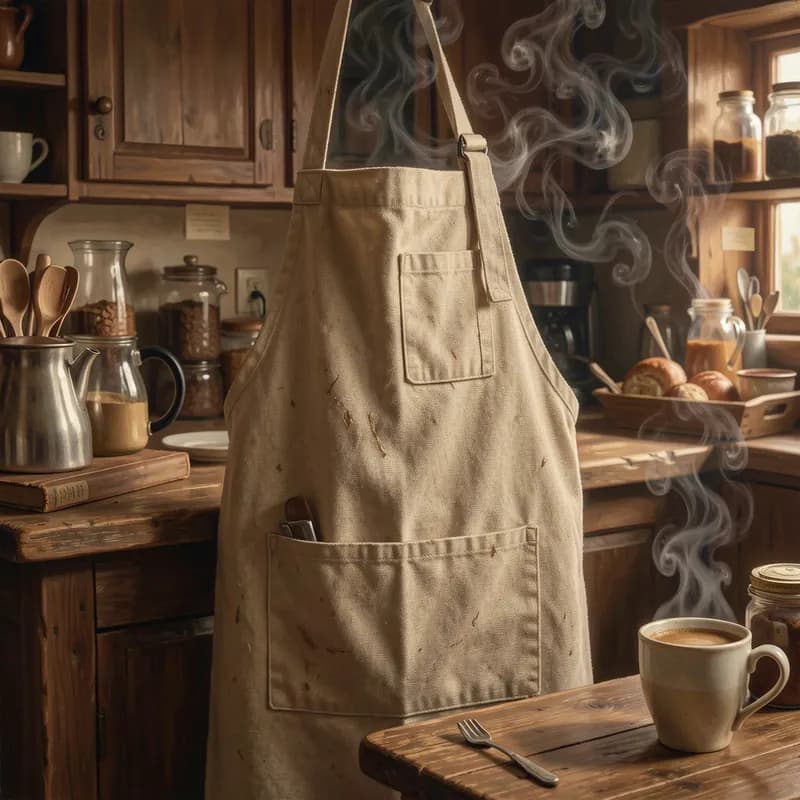 Canvas Aprons Coffee Steam