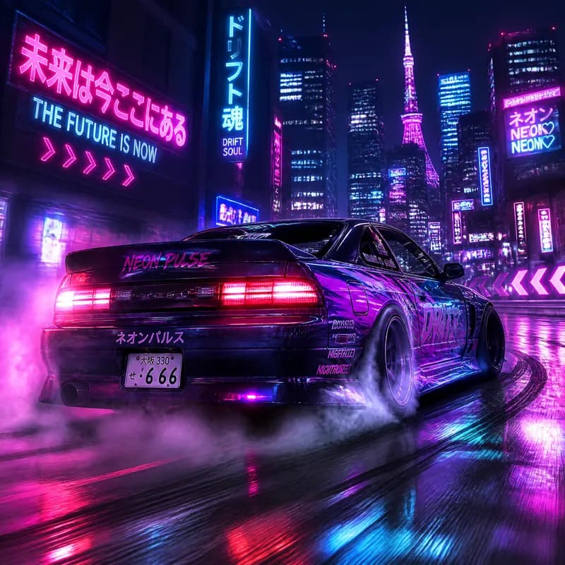 Neon Pulse Drift