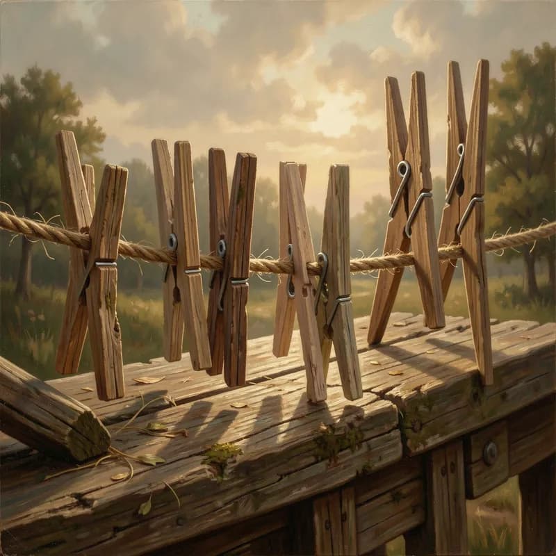 Clothespins at Meridian
