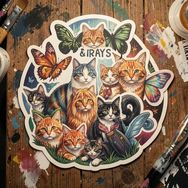 Sticker Art Strays