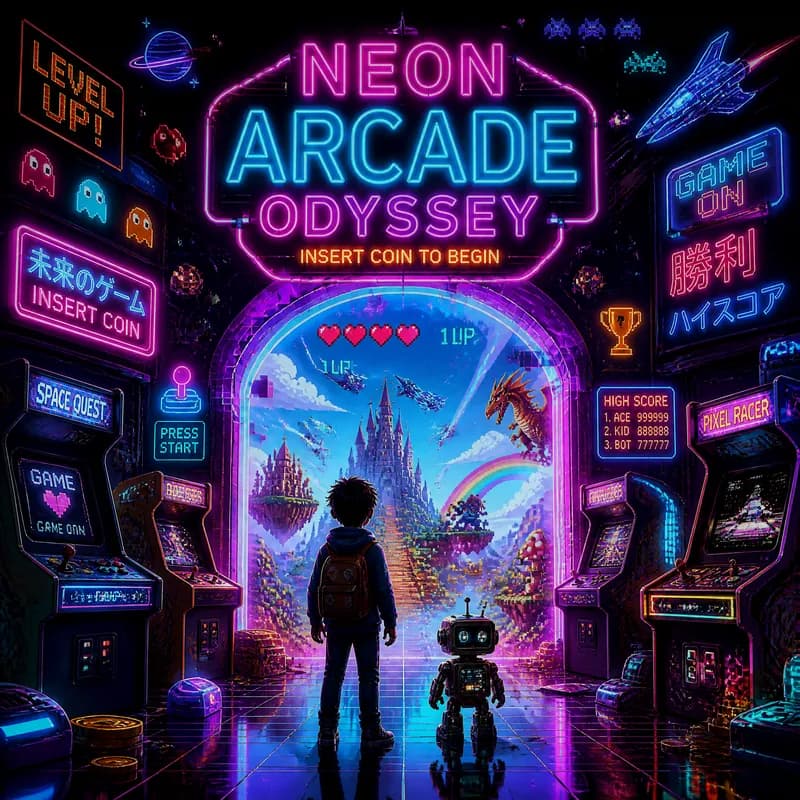 Neon Arcade Odyssey