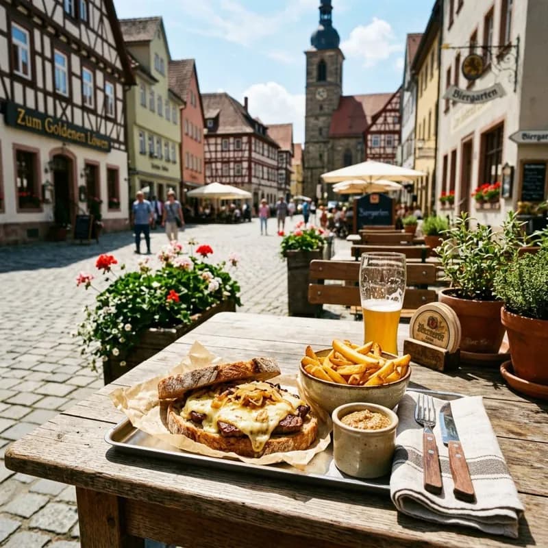 Sonnenschein und Käsesteaks