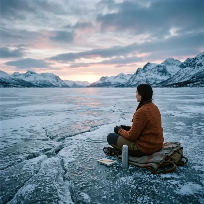 Frozen Lake Reverie