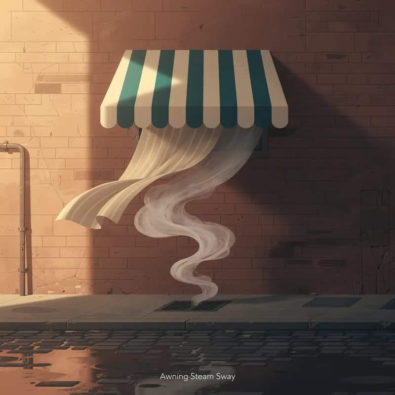 Awning Steam Sway