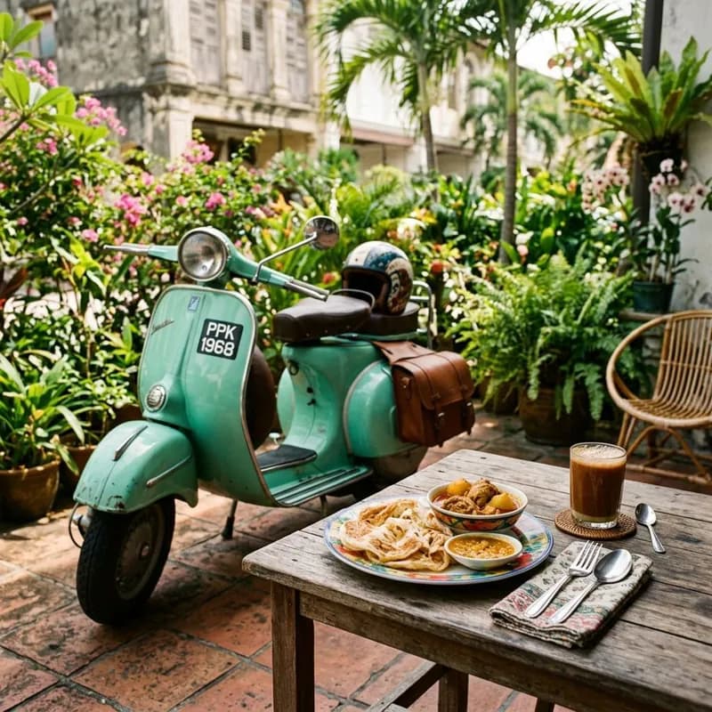 Vespa & Roti Canai
