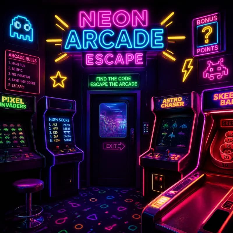 Neon Arcade Escape