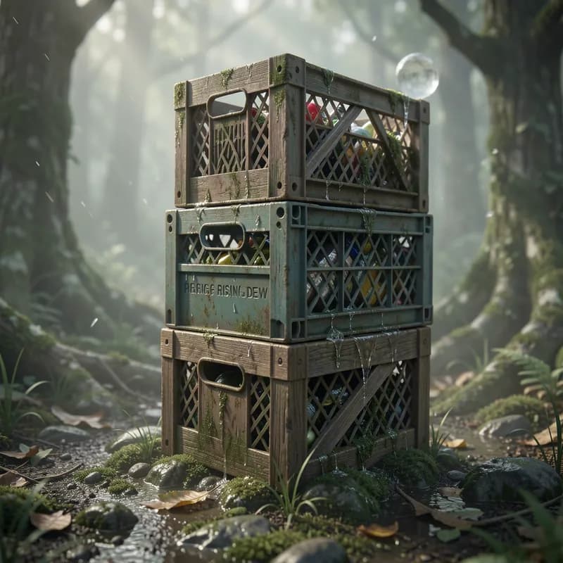 Crate Stack Rising Dew
