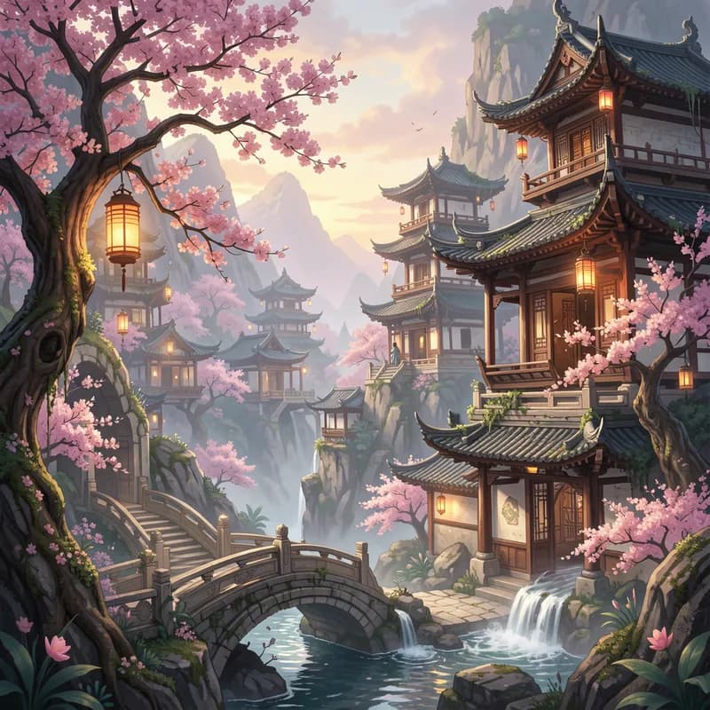 星官灯花落