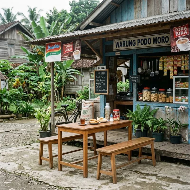 Sabtu Pagi di Warung Kecil