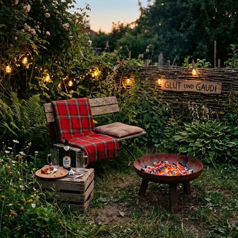 Glut und Gaudi am Gartenrand