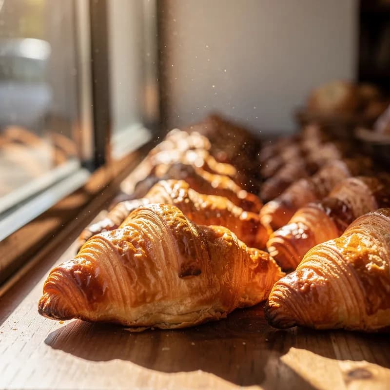 Croissant Line Sunlight