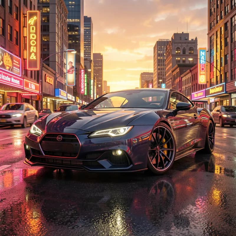 Neon Wheels Golden Hours