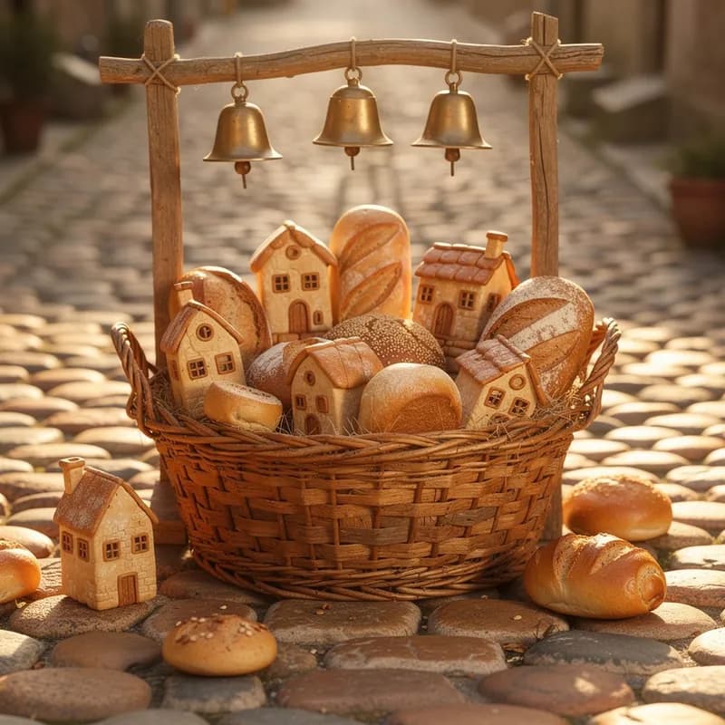 Cobblestone Breadbasket Bells