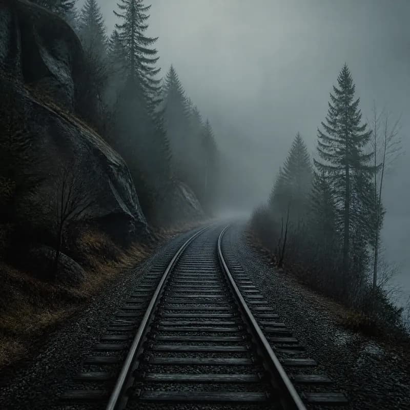 Hushed Train Tracks