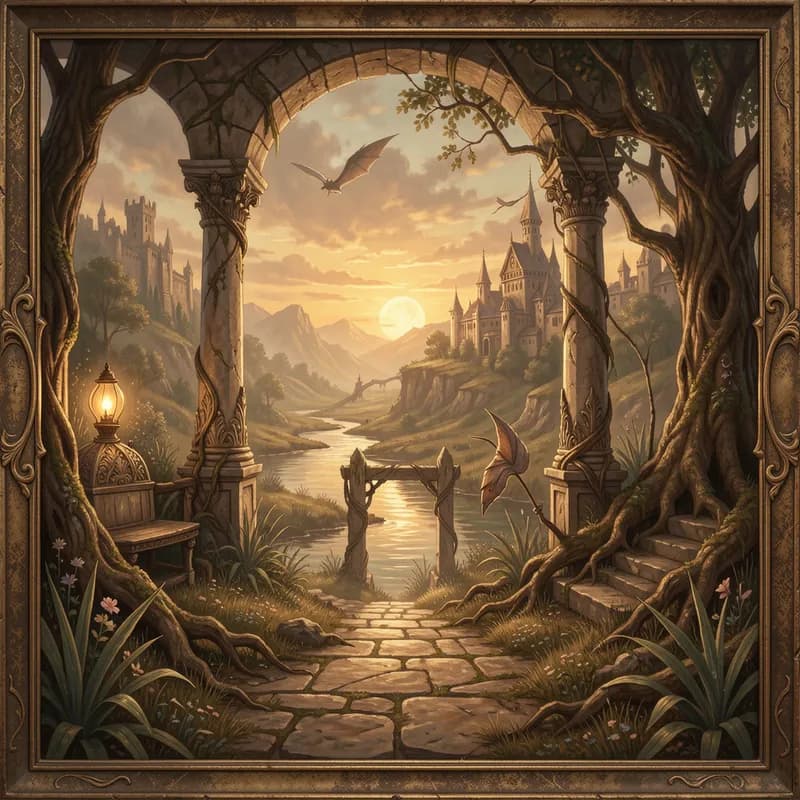 Antique Dawn Wandering