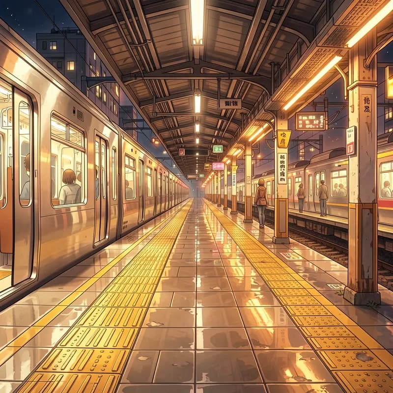 琥珀色のプラットホーム