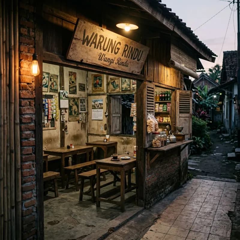 Wangi Rindu di Warung Tua
