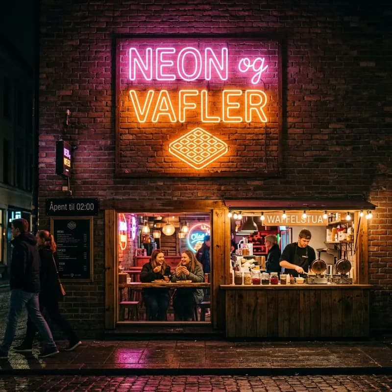 Neon og Vafler