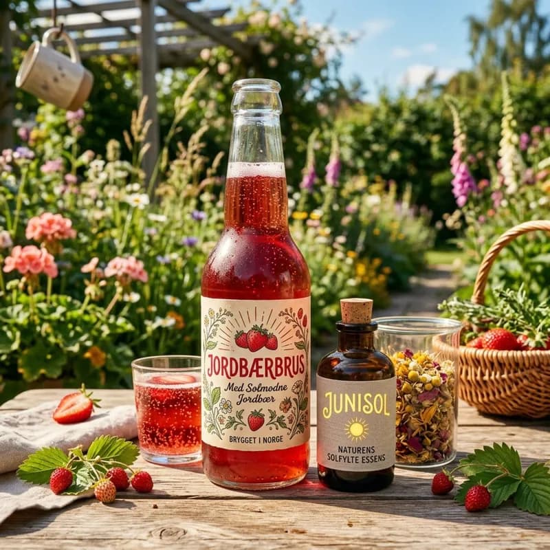 Jordbærbrus & Junisol