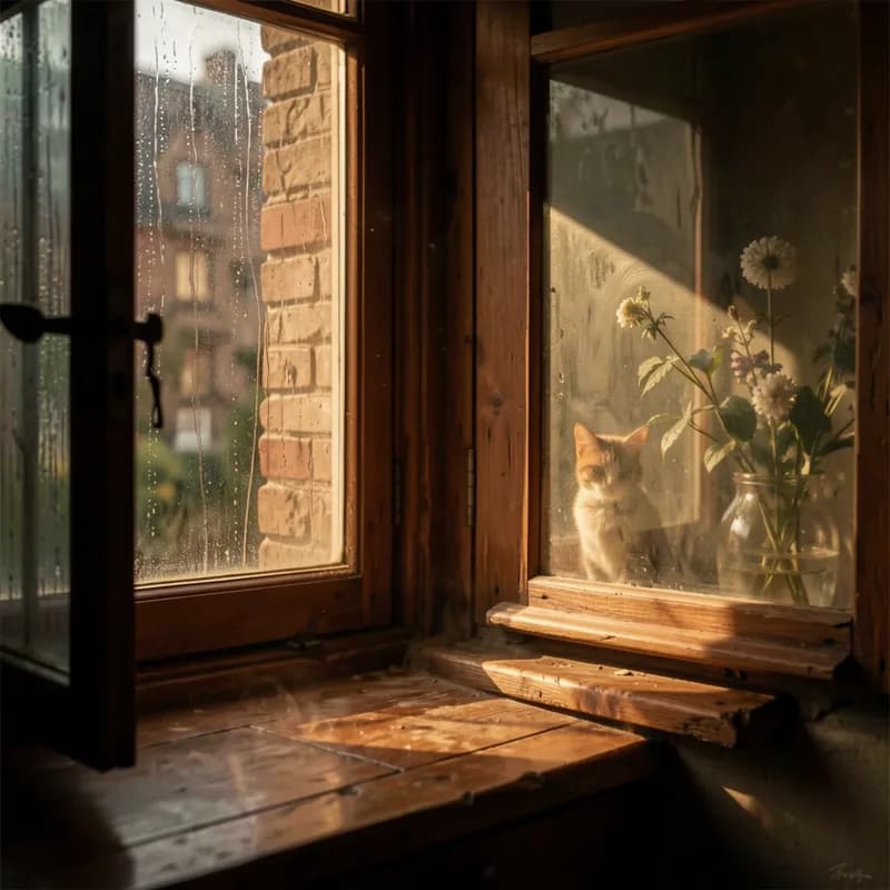 Goldon the Windowsill