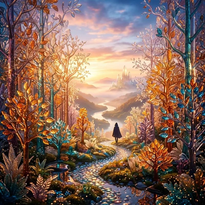 Glass Forest Dawn