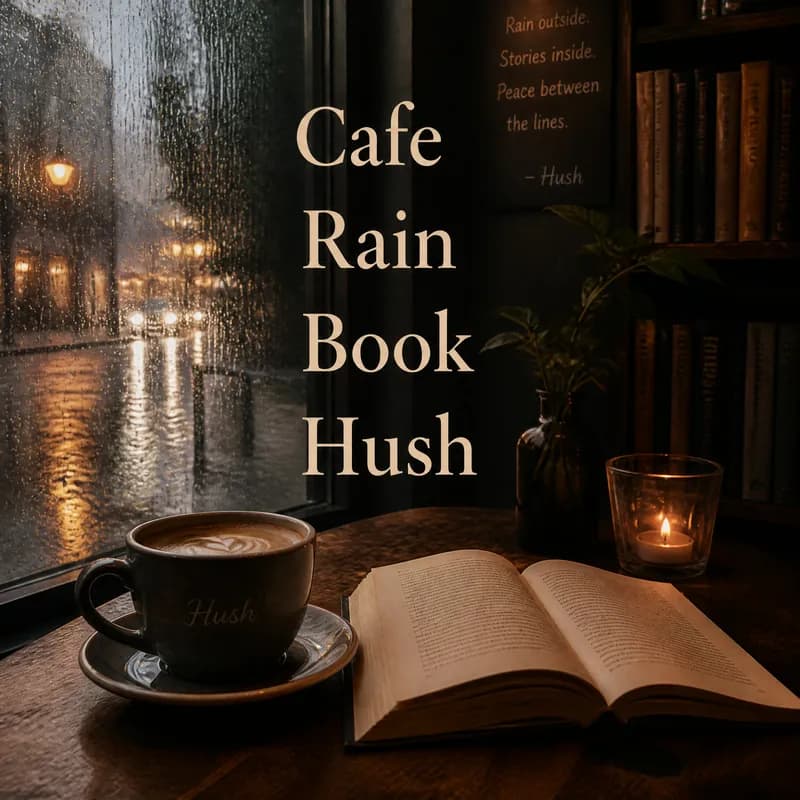 Cafe Rain And Book Hush