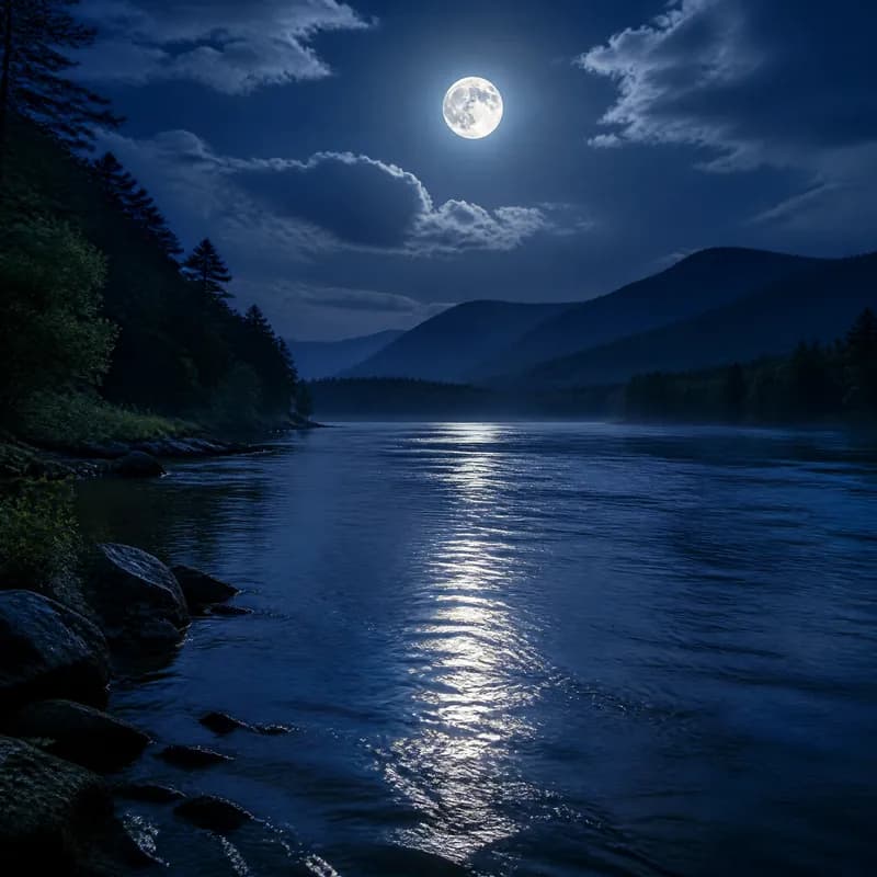 Moonlit River