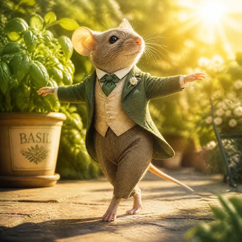 Basil Waltz in the Sun