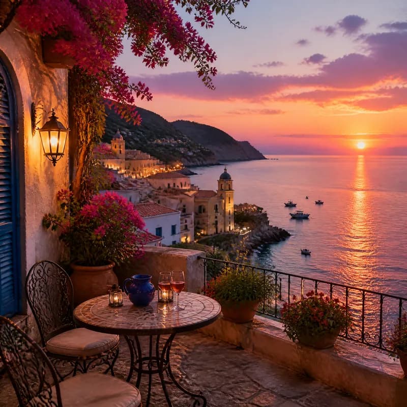 Mediterranean Breeze at Dusk