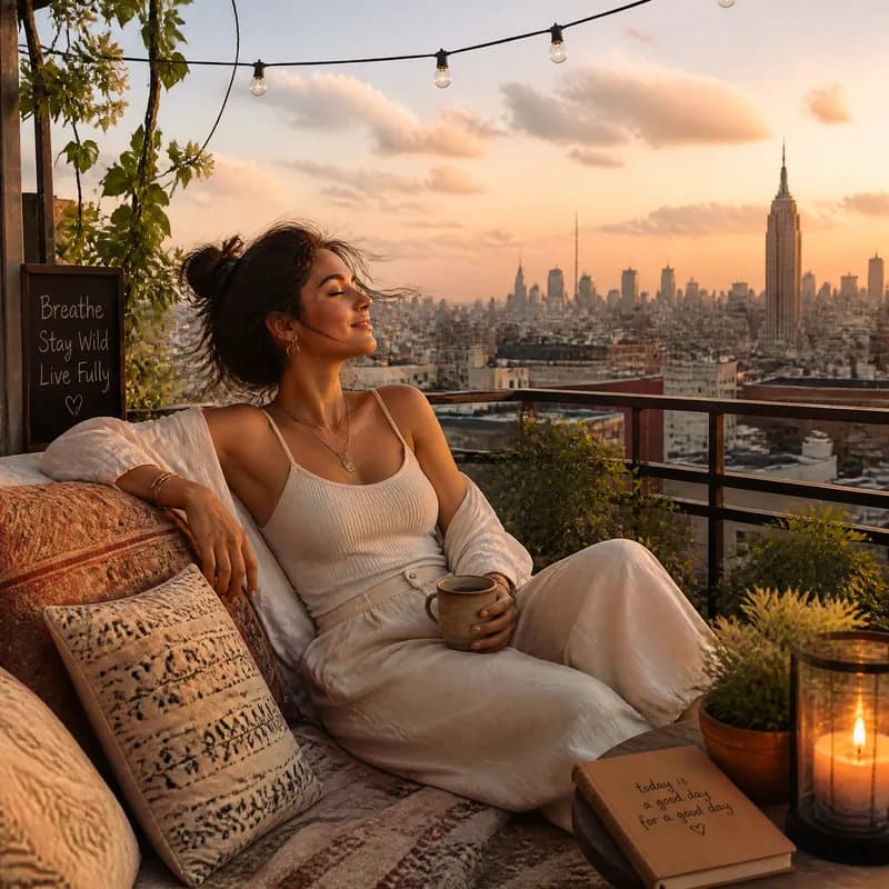 Breezy Rooftop Reverie