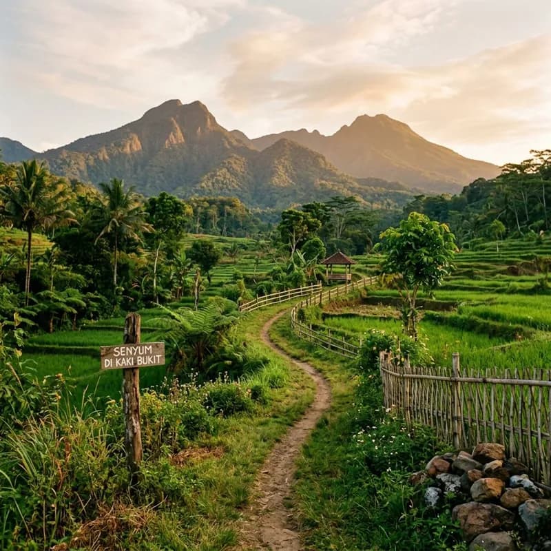 Senyum di Kaki Bukit