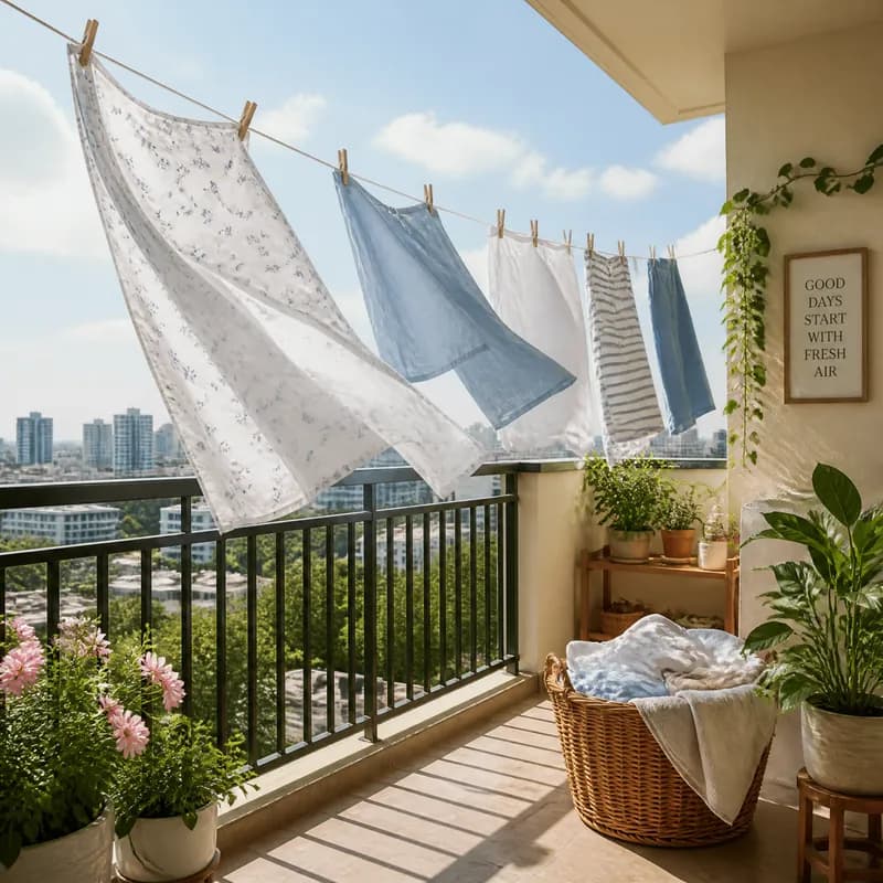 Balcony Laundry Breeze