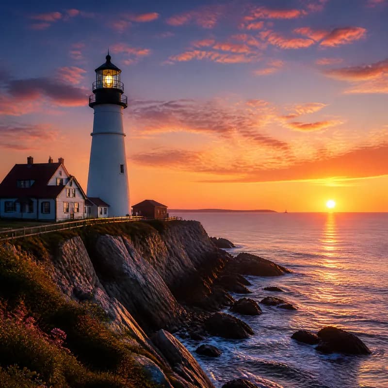 Lighthouse Dawn