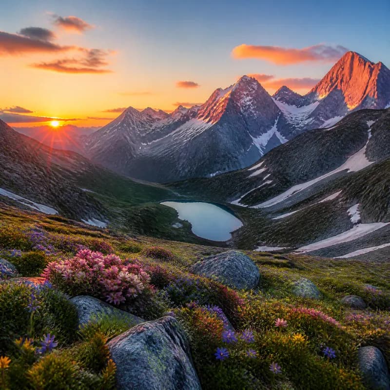 Alpine Dawn's Journey
