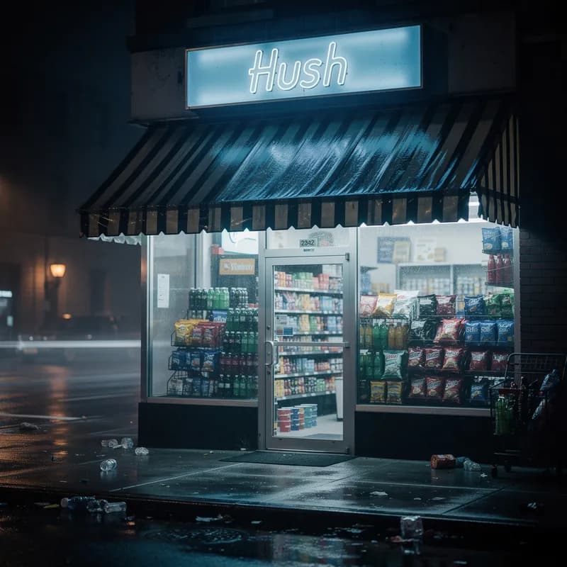 Convenience Store Awning Hush